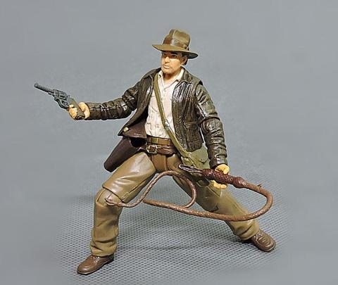 1 Uds 10cm de anime de dibujos animados Indiana Jones modelo de figuras de acción decoración niños muñecas PVC modelo de educación para colección de Juguetes ► Foto 1/1