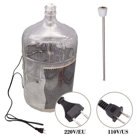 Termo de tapón Carboy & 40 Watt, calentador eléctrico de envoltura de fermentación Homebrew, fermentador de vidrio, cerveza y vino ► Foto 1/6