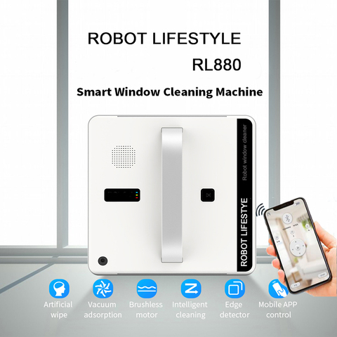 Robot limpiador automático de ventanas grandes, limpiador de hierba, Control remoto, para mesa y suelo, novedad, envío gratis ► Foto 1/3