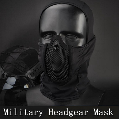 Militar táctico casco máscara de Airsoft Paintball caza máscaras resistente al desgaste de Seguridad combate tiroteo máscara ► Foto 1/6