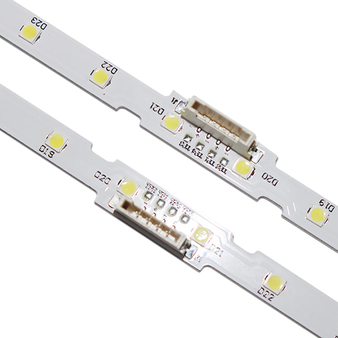 Tira de LED para iluminación trasera (2) Para Samusng UE55NU7100 UE55NU7105 UE55NU7172 BN96-45913A 46033A STS550AU9 UE55NU7170 UE55NU7300 UE55NU7400 ► Foto 1/5