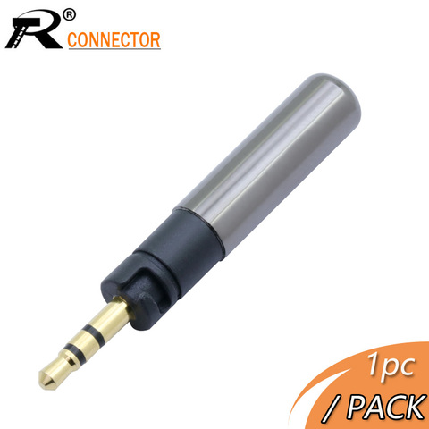 1pc chapado en oro de alta calidad 2,5mm enchufes 3 polos estéreo macho de 2,5mm de Audio Mini conector Jack de 2,5mm para auriculares DIY Repair ► Foto 1/6