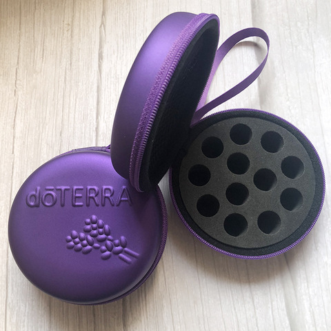 DoTERRA Young Living-Bolsa de almacenamiento de aceite esencial, organizador portátil de viaje para colgar, 10/12 botellas, 1-2ml ► Foto 1/6