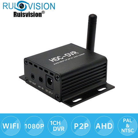 Mini DVR 1CH 1080P Mini WIFI DVR AHD P2P DVR de vigilancia de vídeo grabador DVR Onvif para AHD/ CVI/TVI 1080P Cámara apoyo TF TARJETA DE ► Foto 1/6