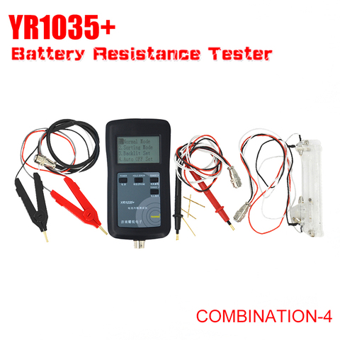 Medidor de resistencia interna de batería de litio YR1035 de cuatro líneas, probador YR 1035, Detector 18650, combinación de batería seca 4, Original, nuevo ► Foto 1/6