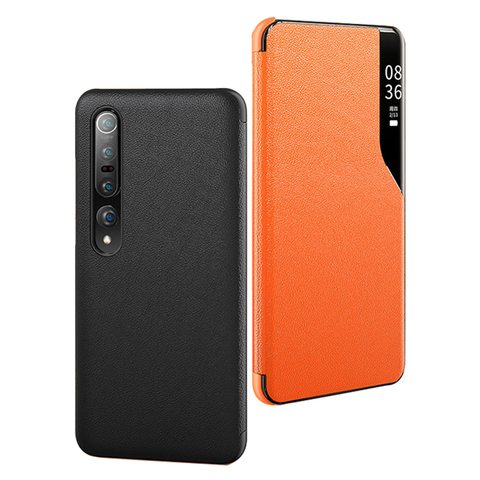 Funda de cuero de lujo con tapa para Xiaomi Mi 10 Pro Mi10 10pro Mi10pro 5G, versión Global, Xiaomi Xaomi ► Foto 1/6