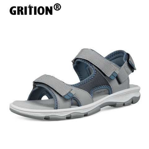 GRITION-sandalias para mujer informales planas antideslizantes transpirables, zapatos de Trekking para playa, para verano, 37 a 41, 2022 ► Foto 1/6