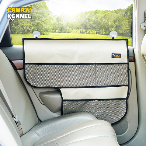 CAWAYI KENNEL-Protector de asiento de coche para mascotas