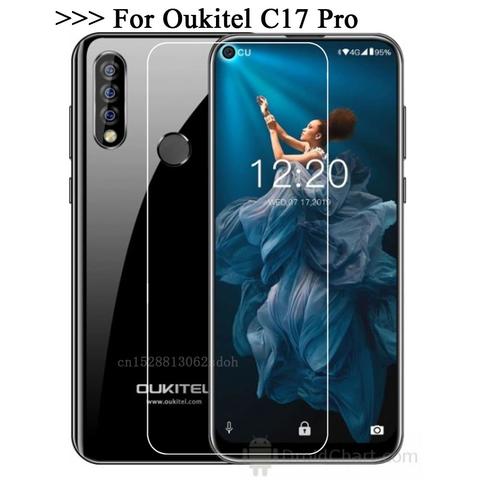 Vidrio templado 2.5D 9H para Oukitel C17 Pro, Protector de pantalla a prueba de arañazos para Oukitel C 17, película protectora Pro ► Foto 1/6