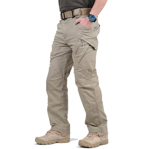 Pantalones tácticos militares para hombre, transpirables, de secado rápido, con multibolsillo, para el verano ► Foto 1/6