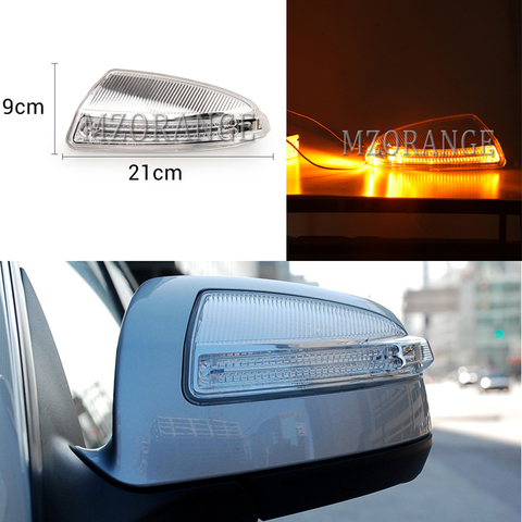 Luz LED intermitente de espejo lateral para mercedes-benz W204, W164, ML300, ML500, ML550, ML320, retrovisor de puerta ► Foto 1/6