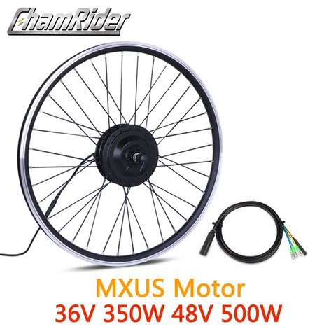 36V350W 48V 500W XF15F XF15R kit ebike kit de conversión de bicicleta eléctrica de rueda de motor MXUS marca ► Foto 1/6
