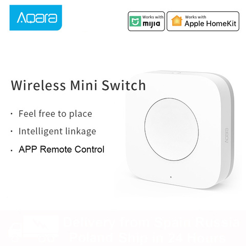 Xiaomi Aqara Wifi inteligente interruptor inalámbrico inteligente aplicación llave de Control remoto ZigBee interruptor de la luz de lámpara para Mi casa ► Foto 1/6