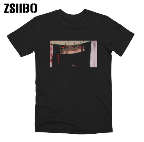 Camiseta Unisex Naruto Harajuku Anime japonés Uchiha Itachi estampada para hombres camiseta para hombre ropa de calle moda Casual sudadera superior ► Foto 1/6