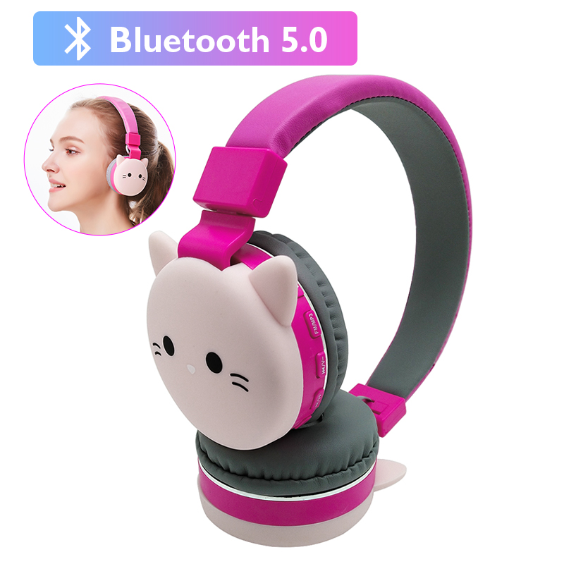 Auriculares para niños Animales lindos Bluetooth 5.0 Auriculares