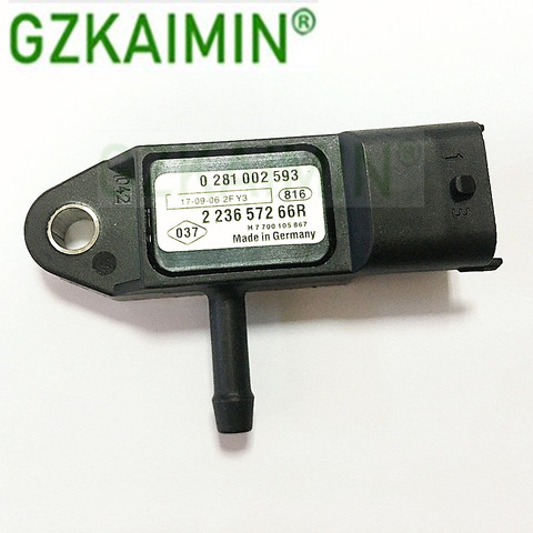 Sensor de presión de aire para Renault Scenic Kango, OEM 0281002593 223657266R, colector Turbo Boost ► Foto 1/3