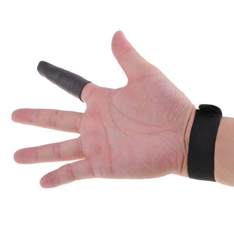 Dry Fit Casting Finger Guard antideslizante un solo dedo guante deportes al aire libre ► Foto 1/6