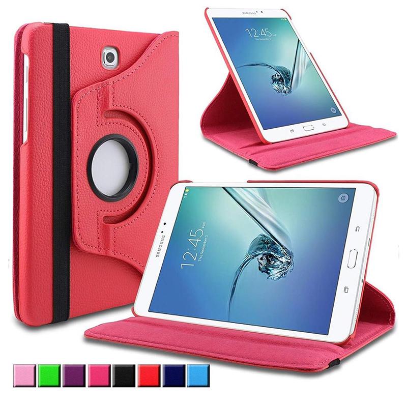 Funda protectora de cuero PU para tableta Samsung Galaxy Tab A 9,7 SM-T550, con soporte abatible, para T550, P550, P555, T555C, Apagado automático ► Foto 1/6