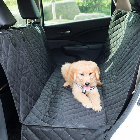 Protector para asiento de coche para perros y gatos, estera trasera impermeable de tela Oxford para viaje ► Foto 1/6