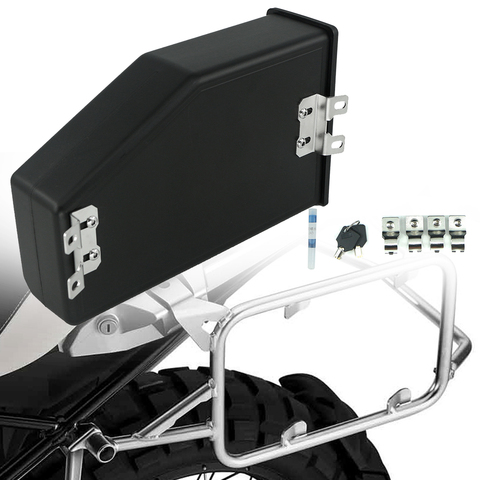 Para BMW R1200GS Adv-R1200 R 1200 GS R1250GS LC 2013-2022, 2022 decorativo caja de plástico de 5 litros de caja de herramientas a la izquierda soporte lateral ► Foto 1/6