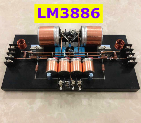 Andamio de Audio estéreo HIFI LM3886, circuito aéreo, amplificador de potencia, tablero terminado 65Wx2, sonido claro, distorsión Ultra baja ► Foto 1/2