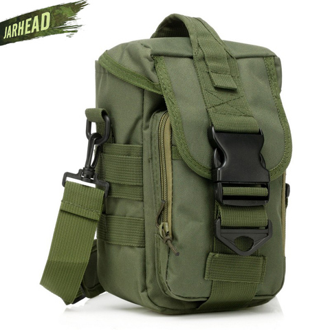 600D bolsa de Nylon impermeable militar bolsa de deporte Molle de viaje cintura bolso de hombro bolsas de viaje de senderismo al aire libre bolsa de ► Foto 1/6