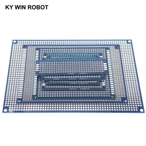 2x8 3x7 4x6 5x7 7x9 9 8x8 8x12 10x15 cm doble/lado individual prototipo DIY Universal impresa circuito PCB Placa de prototipos para Arduino ► Foto 1/5