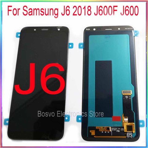 Pantalla LCD para samsung J6 2022 J600 J600F, montaje de digitalizador táctil OLED ► Foto 1/5