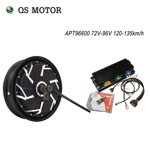 QS Motor super 12 pulgadas 12000W 260 70H V4, motor de cubo de scooter 72-96V 120 km/h con sistema de controlador APT96600/KLS72701-8080H ► Foto 1/1