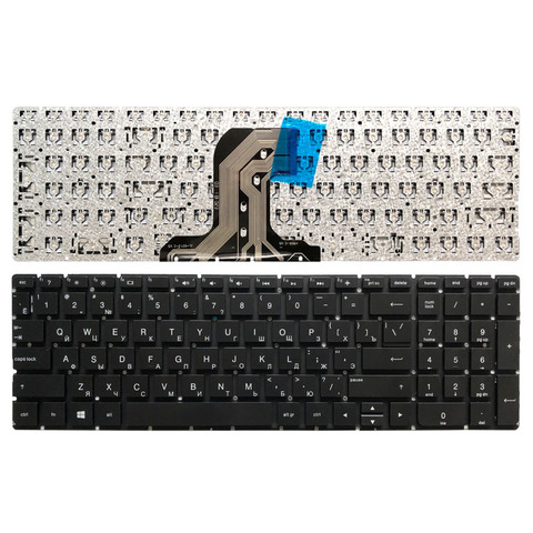 Ruso/RU teclado del ordenador portátil para HP 250 G4 255 G4 256 G4 250 G5 255 G5 256 G5 TPN-C125 TPN-C126 15-AY 15-AF 15-BA 15-AC ► Foto 1/5