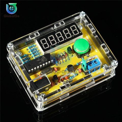 1Hz-50MHz oscilador de cristal medidor de frecuencia de 5 dígitos Display frecuencia Digital lucha con el caso contador de frecuencia Teste ► Foto 1/6
