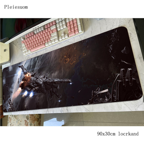 Eve online mouse pad 800x300x4mm alfombras casa alfombrilla de ratón de ordenador Accesorios de juego en masa patrón alfombra para ratón teclado juegos de pc gamer ► Foto 1/5