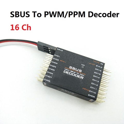 Decodificador de señal SBUS a PWM/PPM, convertidor de 16 canales, transformador de señal para Futaba Frsky, naranja ► Foto 1/3