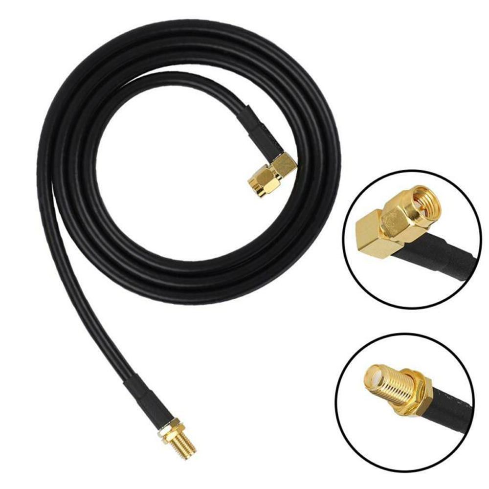 Baofeng-Cable de antena Universal para Walkie Talkie, negro, UV5R, UV82, UV-9R Plus, hembra a macho ► Foto 1/6