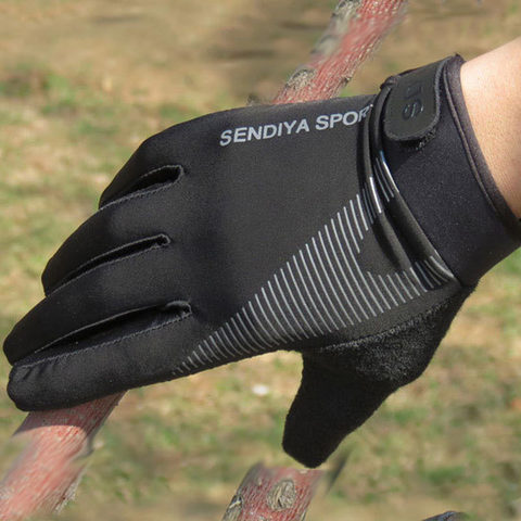 1 par bicicleta guantes de dedo completo para pantalla táctil de las mujeres de los hombres MTB guantes de verano transpirable senderismo de la motocicleta ciclismo guantes ► Foto 1/6