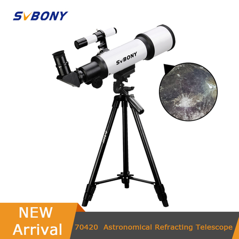 SVBONY SV501 70420 F6 HD Telescopio astronómico profesional, Visión Nocturna, espacio profundo, Vista de La Luna, telescopio monocular ► Foto 1/6