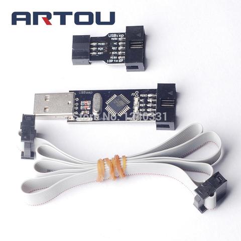 1 Unidades USBASP + 10PIN a 6PIN adaptador nuevo USBASP USBISP AVR programador USB ATMEGA8 ATMEGA128 ► Foto 1/4