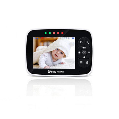 Pantalla LCD de 3,5 pulgadas para Monitor de bebé, cámara de visión nocturna infantil, vídeo (Monitor se vende por separado), vídeo y Audio, CMOS inalámbricos ► Foto 1/5