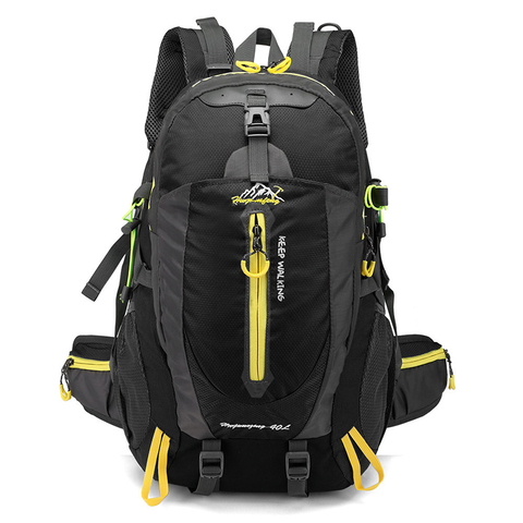 40L impermeable de gran capacidad senderismo deportes viaje mochila al aire libre escalada bolsas Unisex Camping mochila para hombres y mujeres ► Foto 1/6