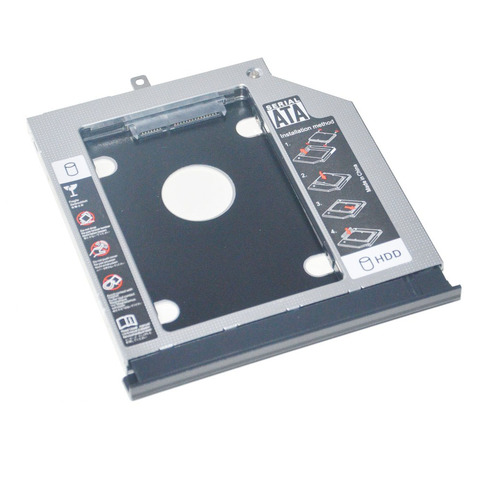 Bisel frontal cubierta de placa frontal + soporte de 2nd SATA 3,0 de 2,5 