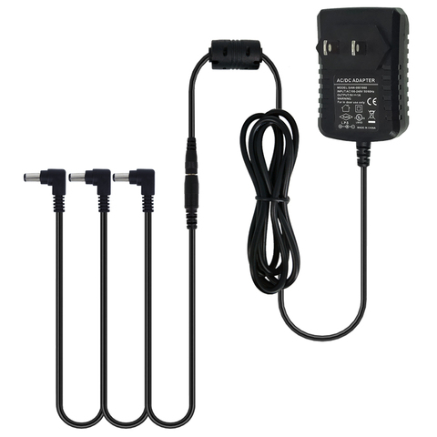 Pedal de efecto guitarra eléctrica de 3 vías, accesorios de fuente de alimentación, cable adaptador de cadena de margaritas Pro 9V DC 1A US EU UK JP AU ► Foto 1/6