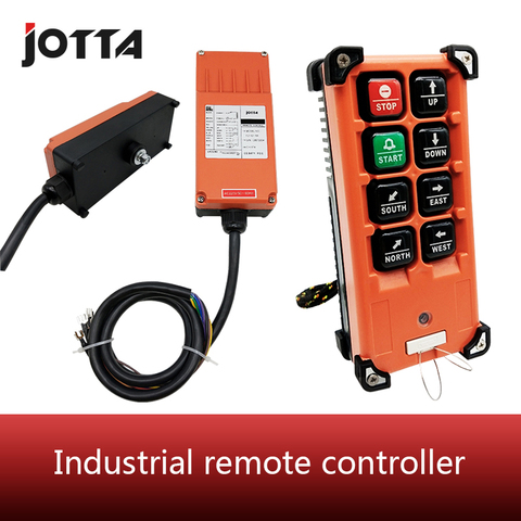 Control remoto Industrial de 220V/380V/110V/12V/24V, interruptores de Control de grúa de levantamiento, 1 transmisor + 1 receptor F21-E1B ► Foto 1/6