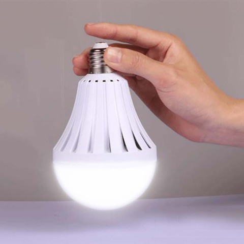 Bombilla de luz LED de emergencia, lámpara inteligente recargable de 5W, 7W, 9W, 12W y 15W, iluminación con batería de energía eficiente ► Foto 1/6