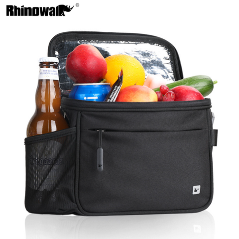 Rhinowalk-bolsa para manillar de bicicleta, funda para teléfono de 7,0 pulgadas con pantalla táctil, resistente al agua, Bolsa de tubo superior frontal para bicicleta de montaña ► Foto 1/6