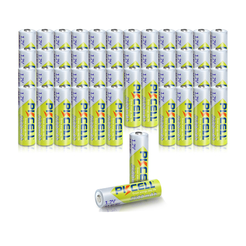 PKCELL-pilas recargables AA de 1,2 V, batería de 2600mAh para juguete, cámara Digital, 48 Uds. ► Foto 1/5