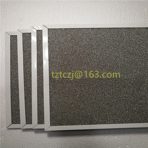 Nano TiO2 dióxido de titanio/espuma fotocatalítica níquel aire acondicionado, purificador de aire/filtro de equipo de protección ambiental ► Foto 1/1