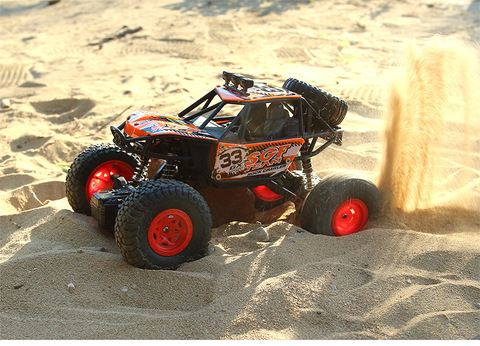 Coche de juguete controlado por Radio para niños, coche teledirigido todoterreno 2WD, Buggy, Control remoto, 1:20 ► Foto 1/6