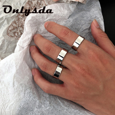 Anillos de boda Unisex de acero inoxidable con grabado, para hombre y mujer, aniversario de amantes, regalo de joyería ► Foto 1/6