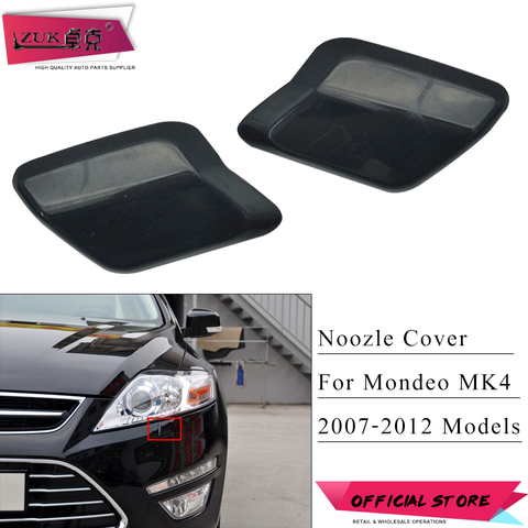 ZUK faro tapa de boquilla limpiaparabrisas limpiador surtidor de agua tipo espray de vivienda para Ford Mondeo 2007, 2008, 2009, 2010, 2011, 2012 MK4 ► Foto 1/1