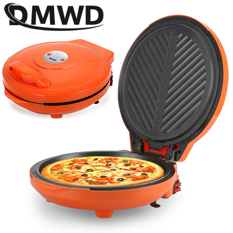 Máquina de hacer crepé eléctrica multifunción DMWD de dos lados, máquina de tortitas para Pizza, plancha eléctrica, plancha antiadherente para asar y hornear, sartén EU US ► Foto 1/3